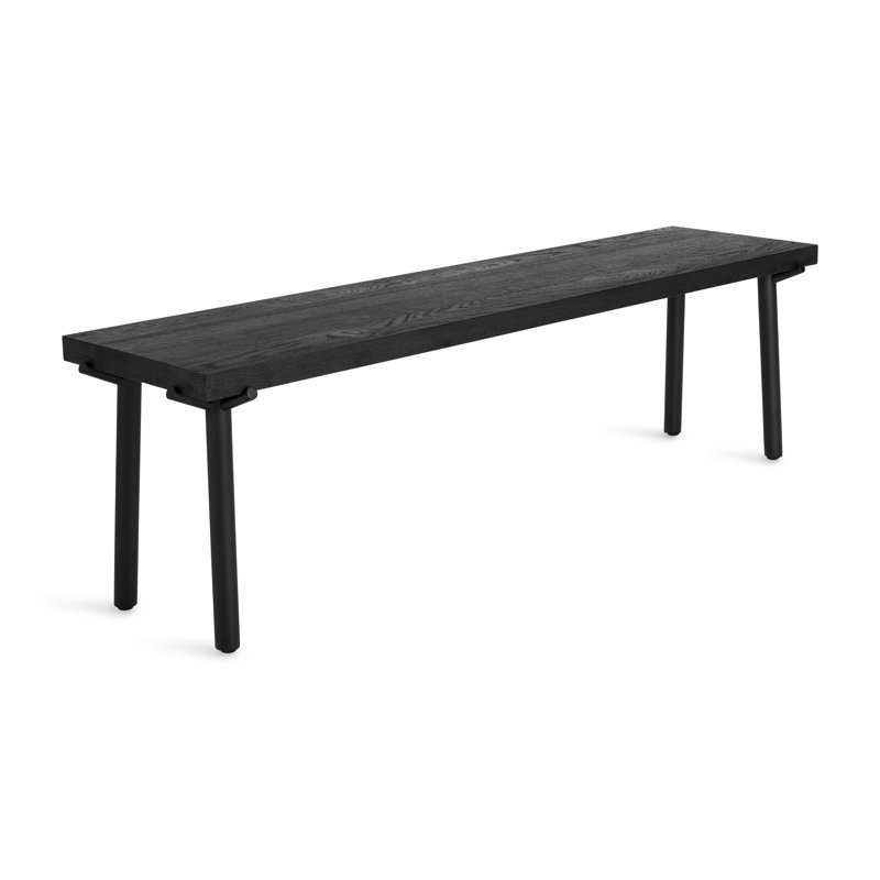 Branch Dining Bench, Black, Black