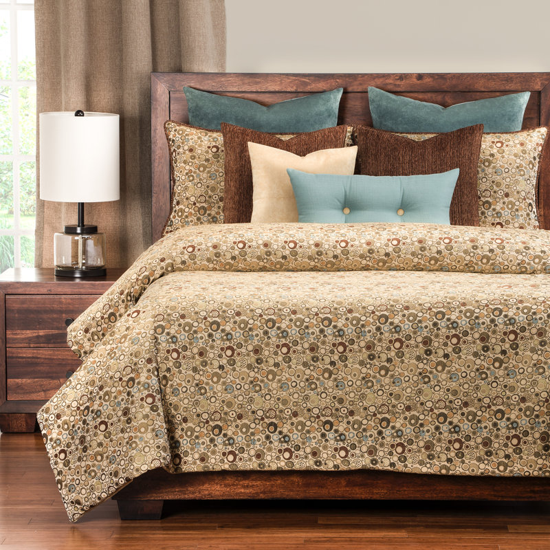Droplet Polyester Duvet Cover, Full