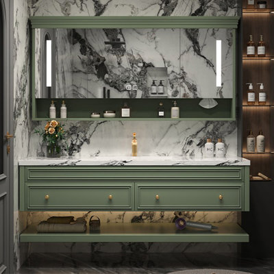 Armoire de salle de bain simple de style américain