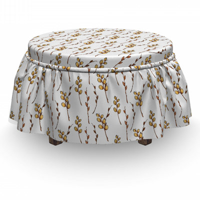 Box Cushion Ottoman Slipcover