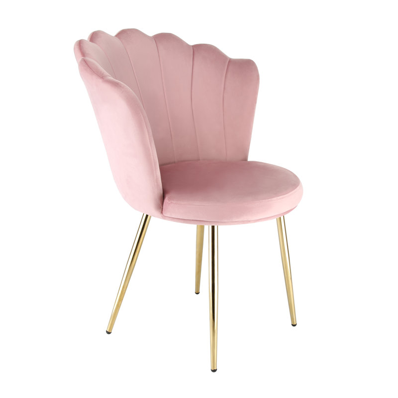 Daisy 68Cm Wide Velvet Armchair, Pink