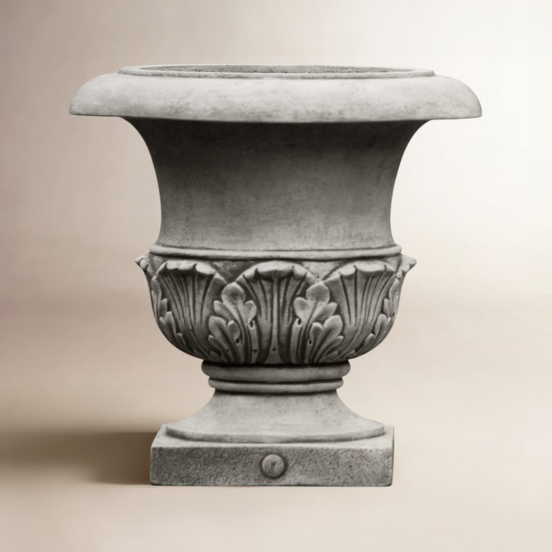 Williamsburg Handmade Urn Planter, 22" H x 22" W x 22" D, Graystone