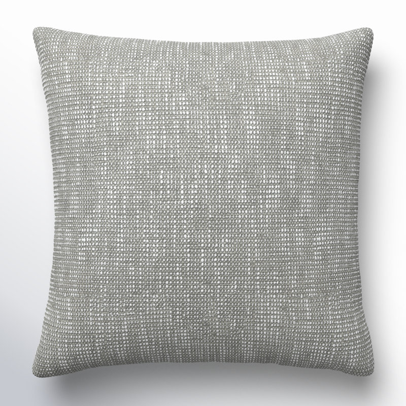 Danube Reversible Throw Pillow, 18"H x 18"W, Brown/White, Pillow Cover Only - No Insert