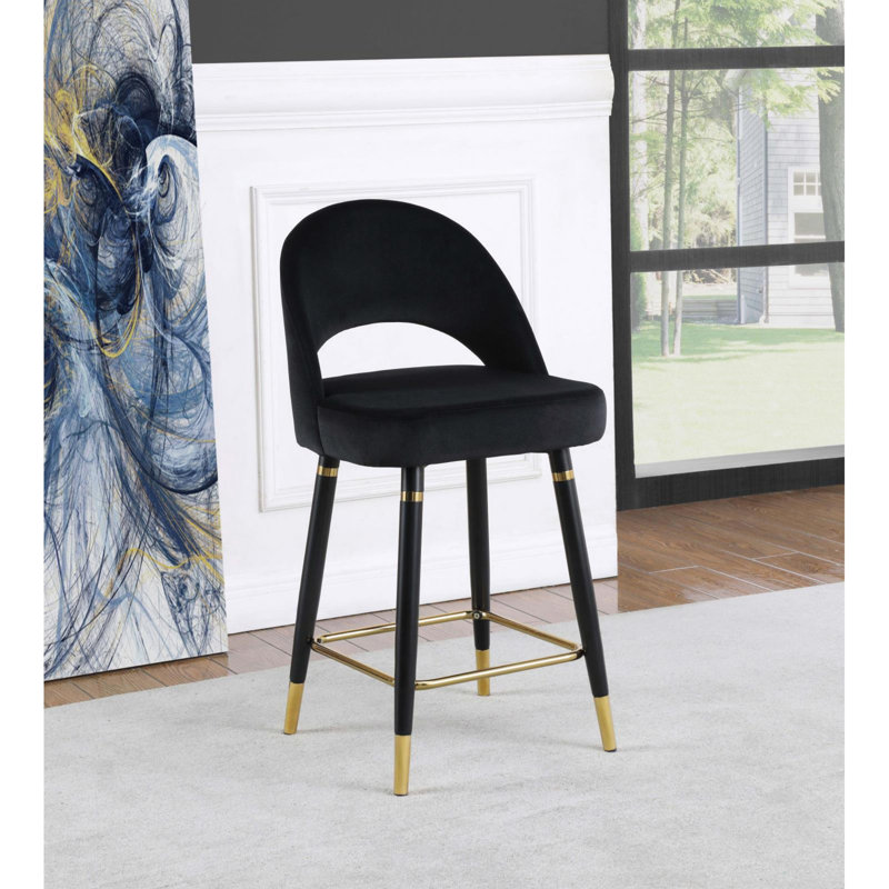 Tabourets de bar modernes et minimalistes, Noir