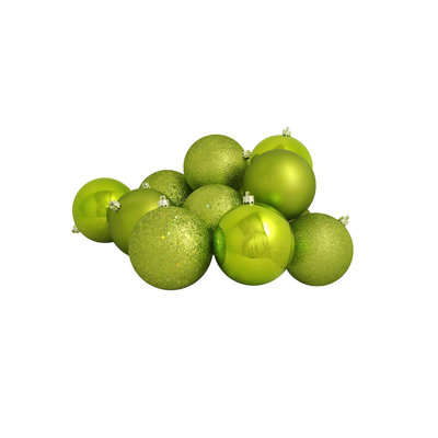 Ornements en forme de boule de Noël incassable 12 carats 12 carats