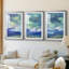 Island Dusk - reproduction sur mesure encadrée de qualité supérieure - 3 pièces-982884374