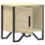 Alurd 40cm W Metal Bedside Table-1391060840