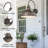 16 Inch Dome Large Outdoor Barn Light Farmhouse Outdoor Wall Sconce (Oil Rubbed Bronze+White, 16” Dome-1Pack)-2023024437-2023024436