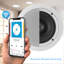 Système de haut-parleurs encastrés encastrés dans le mur à 2 voies 5,25 po Pyle Bluetooth Ride / Square