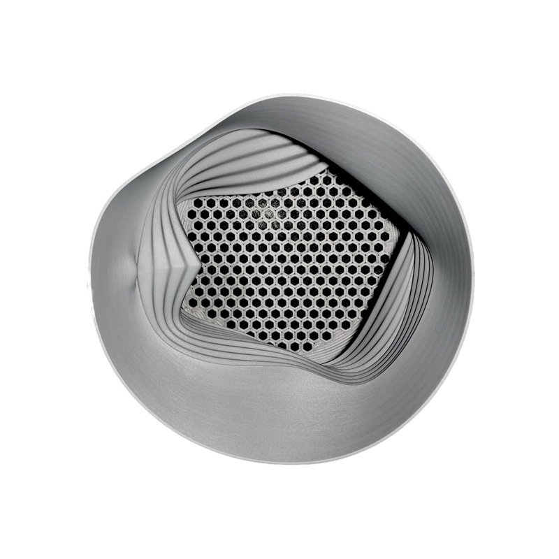 Jardinière Brent MidCentury Modern, Platine
