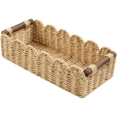 Panier décoratif de salle de bain pour ranger et organiser le papier de toilette