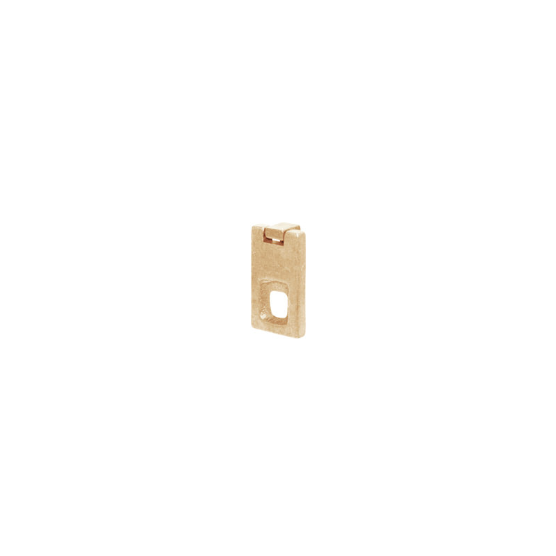 Tab Pendant Pull, Silicon Bronze Light