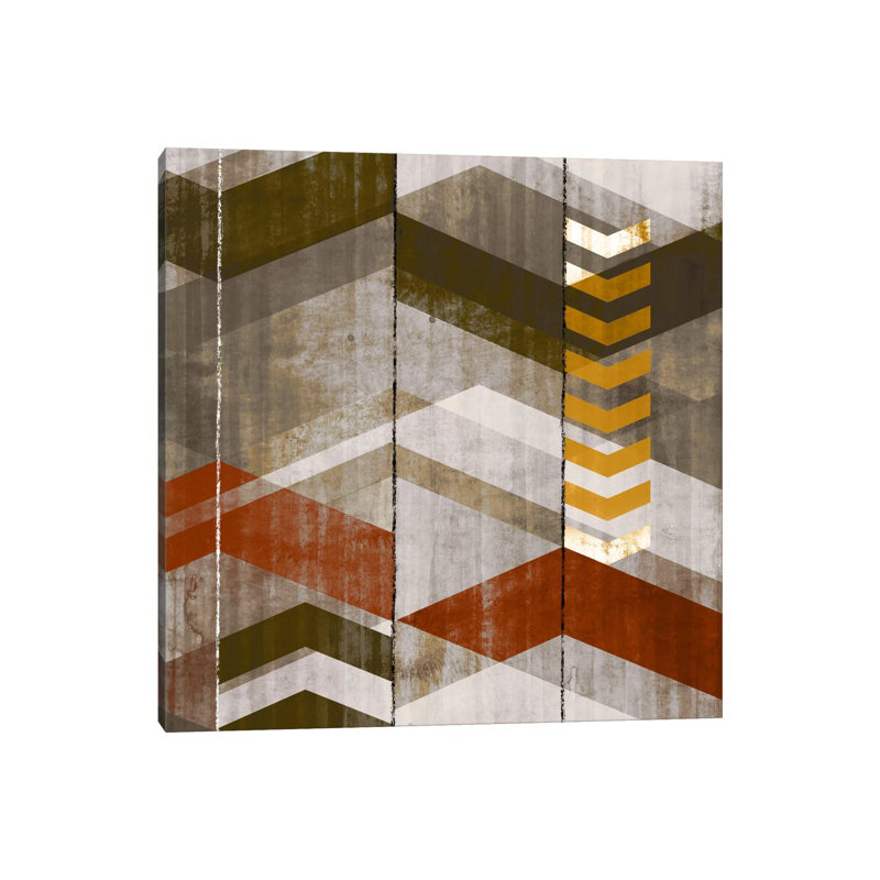 Chevron Serenade III by Edward Selkirk - Wrapped Canvas Gallery-Wrapped Canvas Giclée, 93.98 cm H x 93.98 cm W x 1.91 cm D