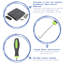 Harbour Housewares Weed Membrane Peg Remover Tool - 17cm