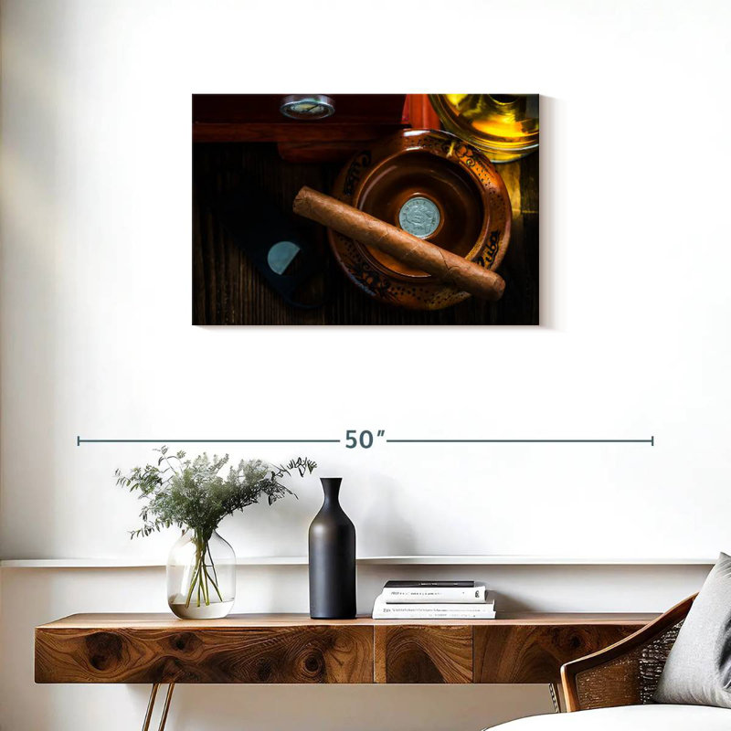 Senne Unlit Cuban Cigar, 20" H x 30" W