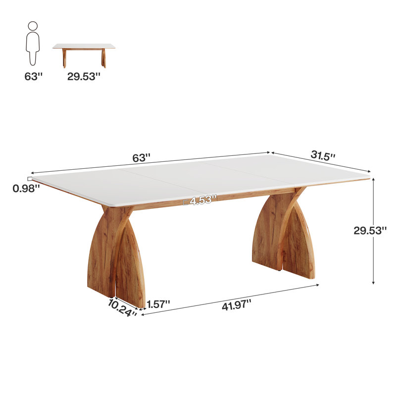 63'' Rectangular Conference Table