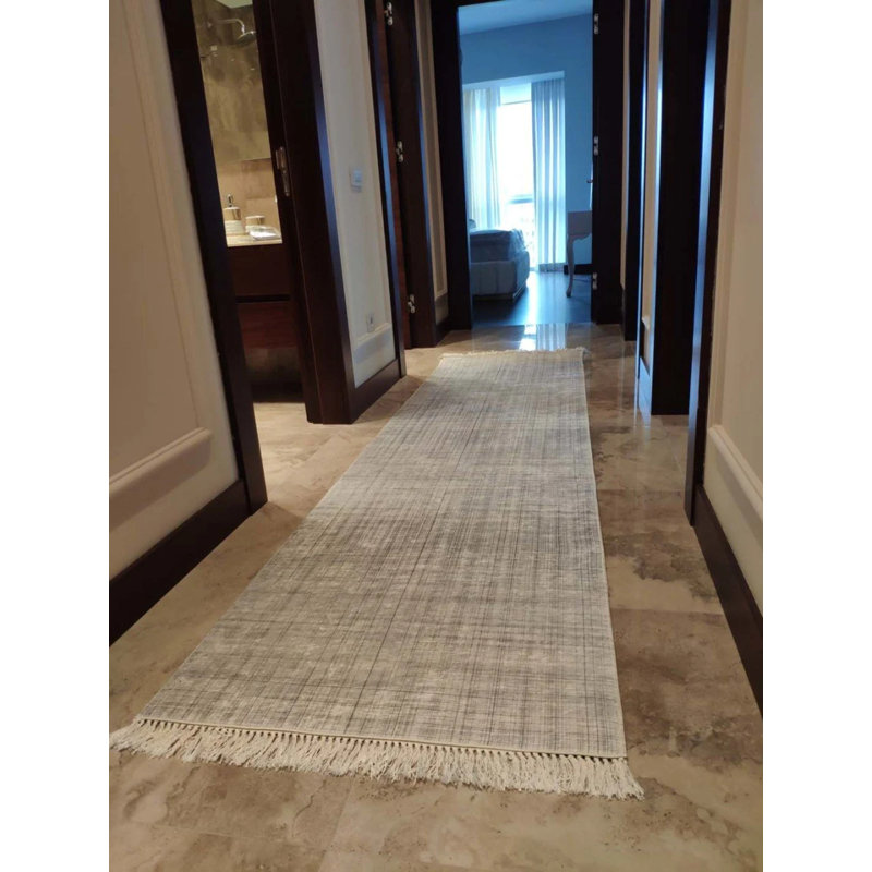 Tapis Masanao avec envers antidérapant, Tapis de couloir 2 pi 7 po x 6 pi 7 po