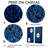 Abstract Euphoria Deep Blue Happiness - Blue Wall Decor-1029677817-1029677818-1029677819