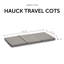 Protège-matelas pliable portatif en mousse pour tout-petits hauck hauck, 24 x 47 po, gris