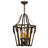 4 - Light Old Gold Lantern Pendant