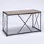 Bureau rustique en chêne rustique et noir antique