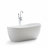 66.93'' x 31.5'' Soaking Solid Surface Bathtub