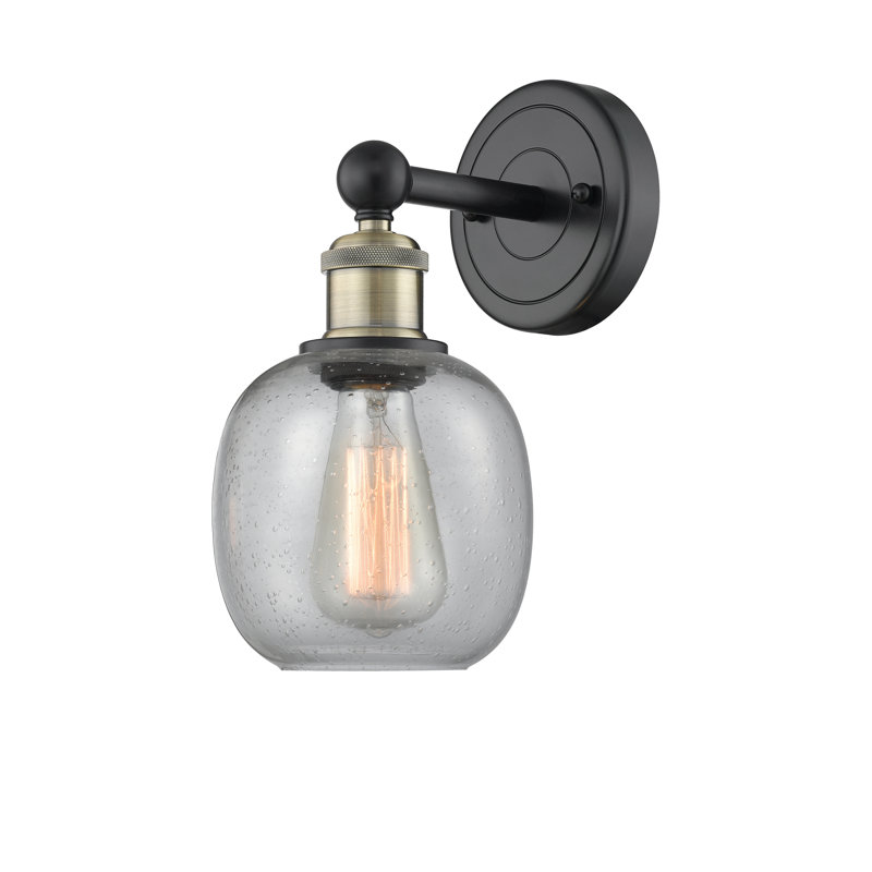 Cheraw Armed Sconce, Seedy, Black Antique Brass