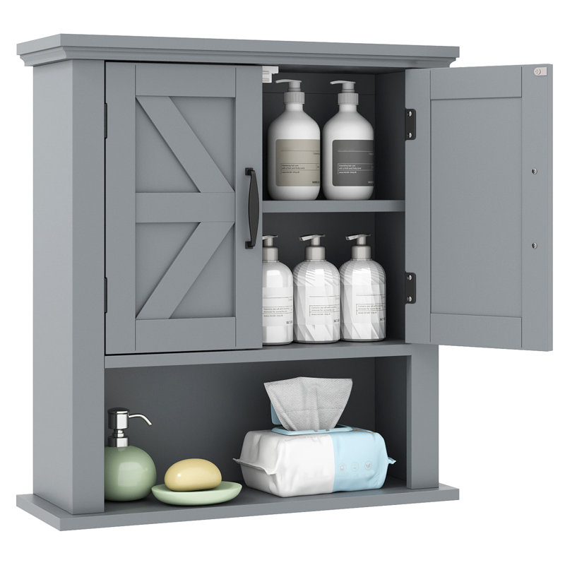 Bathroom Storage, Grey
