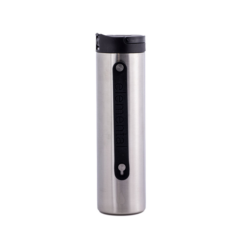Bouteille d'eau 20 oz à triple paroi en acier inoxydable avec paille