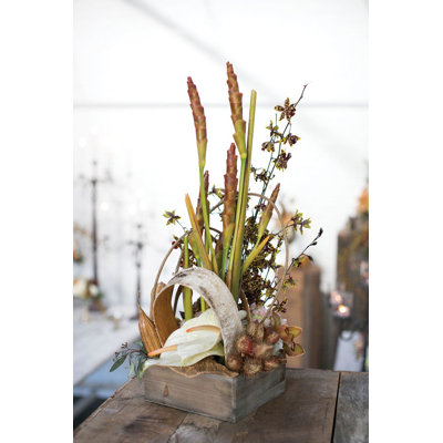 Boîte à fleurs en bois 