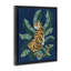 Tigre assis sur des palmiers, art mural sur toile flottante par Yvette St. Amant-1325553881-1325553886