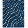 Ashal Abstract Blue/Cream Area Rug