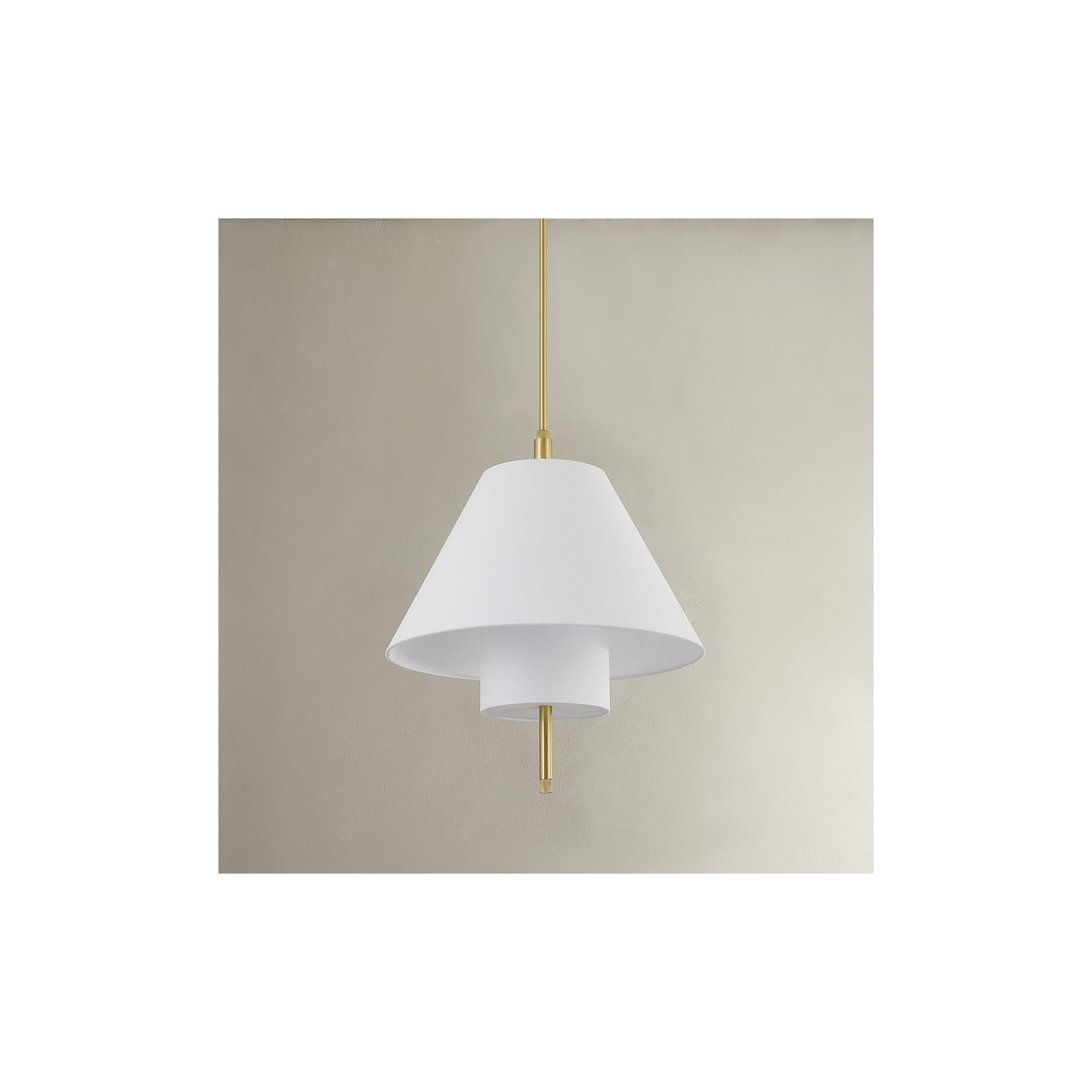 Glenmoore Pendant by PEMBROOKE & IVES, Aged Brass