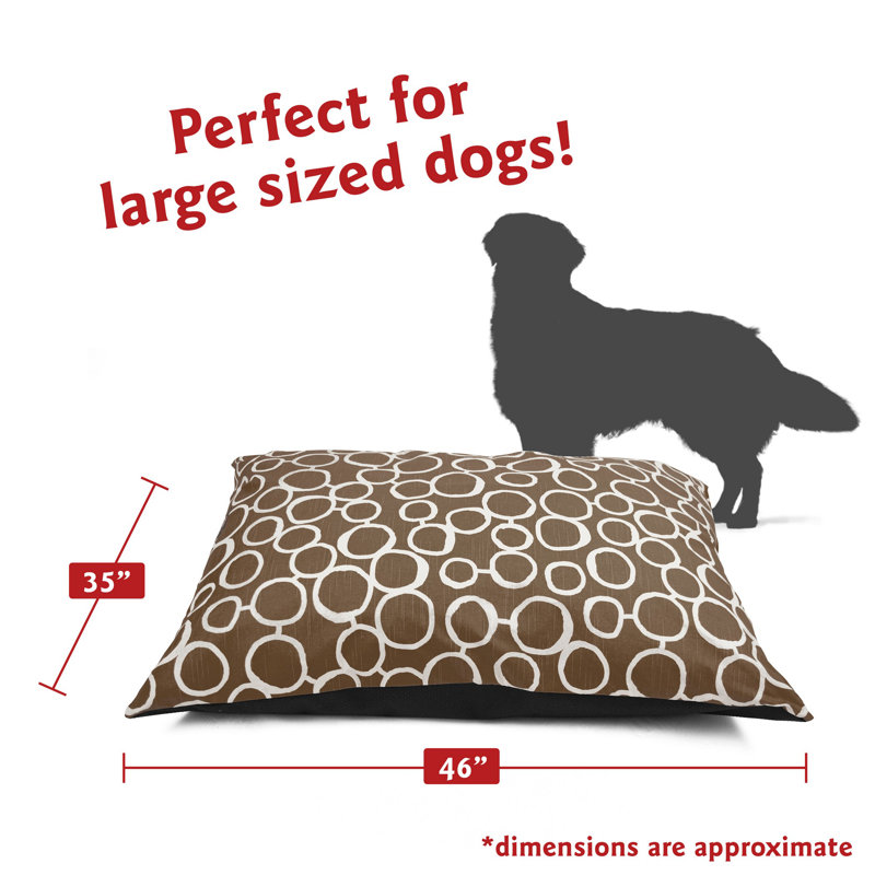 Lit pour chien Fusion Majestic, Grand (l 46 po x P 35 po x H 7 po), Moka