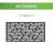3 ft. x 6 ft. Optic Decorative Screen