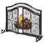 Rozine Metal Fireplace Screen