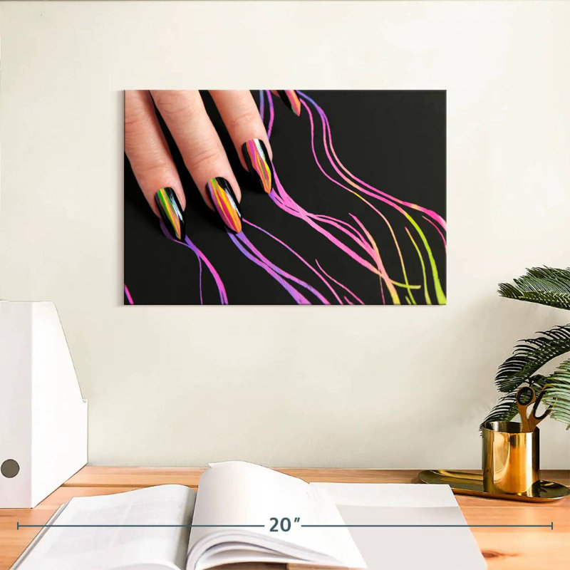 Shuttleworth Modern Multichrome Nails, 8" H x 12" W