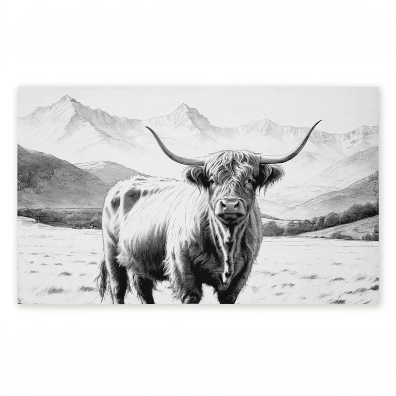 Tapis d'extérieur imprimé Highland