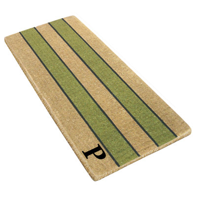Non-Slip Striped Outdoor Doormat