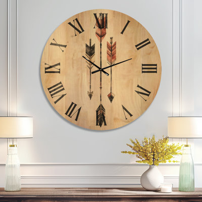 Très grande horloge murale Tribal