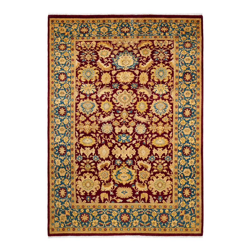 Classic One-of-a-Kind 6' 0" x 8' 9" Hand Knotted Area Rug