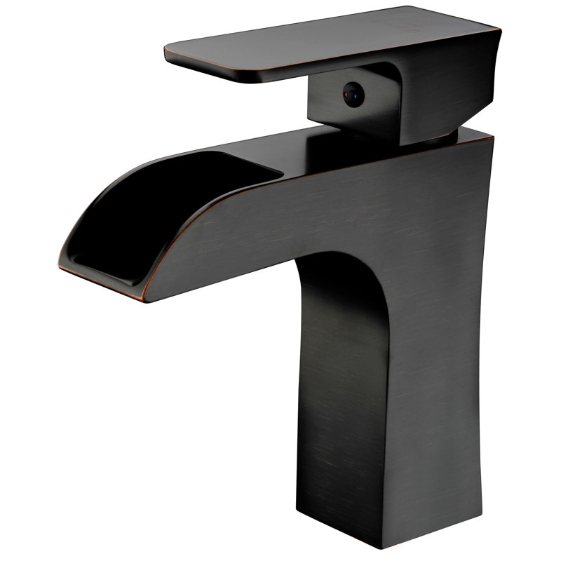 Forza Single-Hole Single-handle Bathroom Faucet, Oil Rubbed Bronze