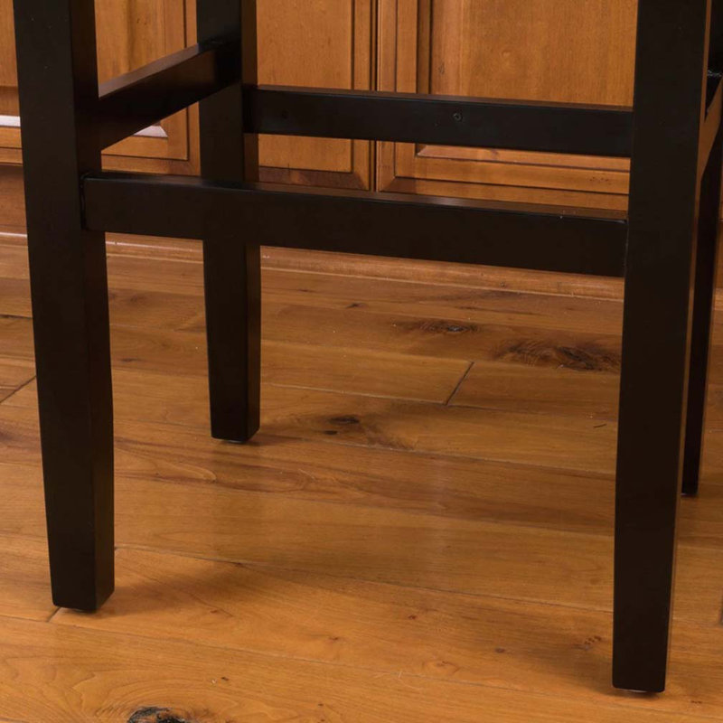 Tabouret de bar 30 po en cuir reconstitué sans dossier, Beige