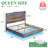 Tryston Floating Queen Bed with LED Light, Gray-1649309776-1649309785