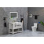 Miroir de salle de bain 40 po x 32 po à brouillard à DEL - intensité variable, 3 couleurs, mémoire, meuble-lavabo mural pour les soins de la peau et le maquillage modernes