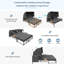 130cm Wide Straight Metal Patio Daybed