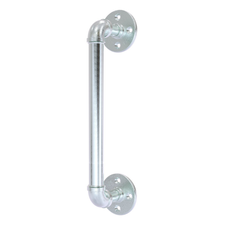 Poignée barre 8" centre à centre Bayer, Chrome poli, 8"
