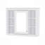 Armoire de salle de bain, armoire à pharmacie, armoire de rangement murale, armoire de salle de bain moderne avec miroir, armoire à miroir avec 6 tablettes ouvertes (meuble-lavabo non inclus)