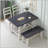 4 - Person Trestle Dining Set-204263157-204263153