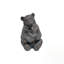 Statue mère et ourson, figurine animal réaliste pour le jardin et la maison